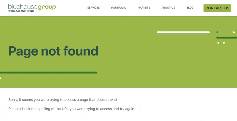 404 errors