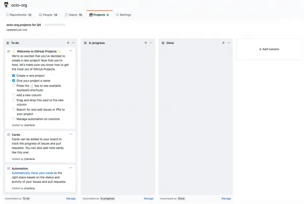 Github Project Boards