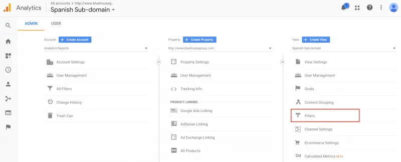 Google Analytics Filters