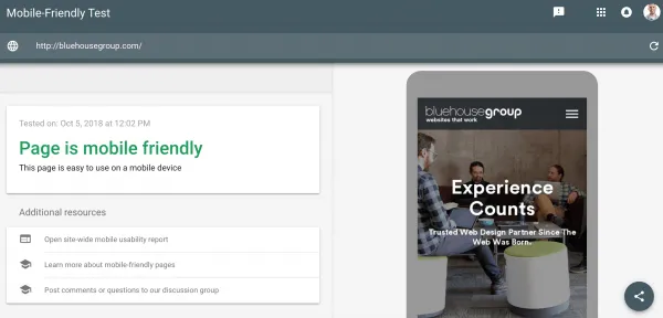 Mobile Friendly Website Audit
