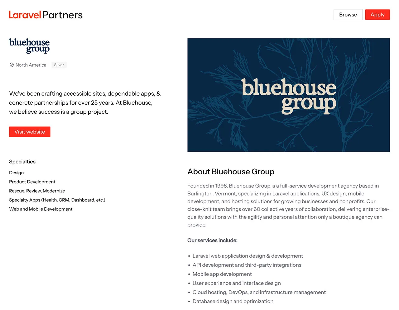 Bluehouse Group joins Laravel Partners