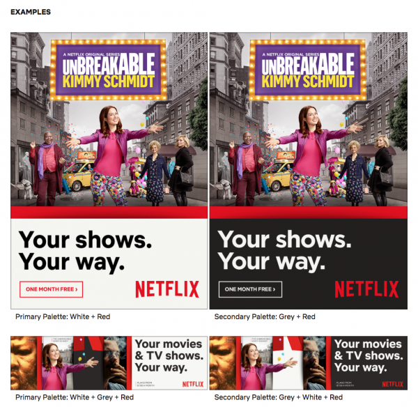 Netflix, Brand Assets