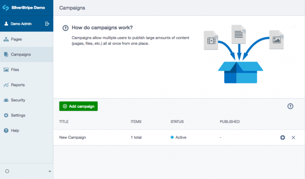silverstripe campaigns